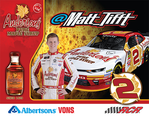 Anderson's Maple Syrup hero card.