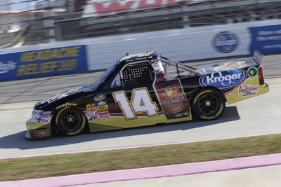 Anderson's Maple Syrup NTS #14 Chevy Silverado driven by Kevin Harvick at Martinsville Speedway in 2013.